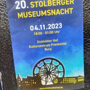 TUF bei der Stolberger Museumsnacht am 04.11.2023 im Zinkhütter Hof
